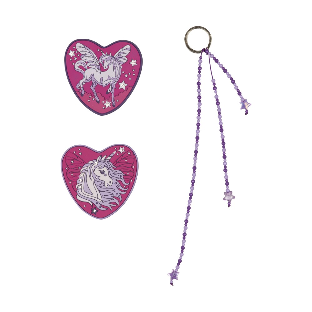 DerDieDas Purple Unicorn Wechsel Buttons